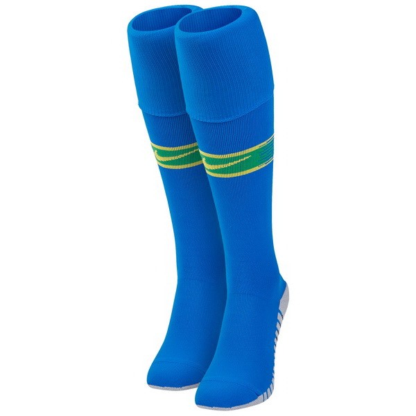 Chaussette Football Brésil Exterieur 2018 Bleu